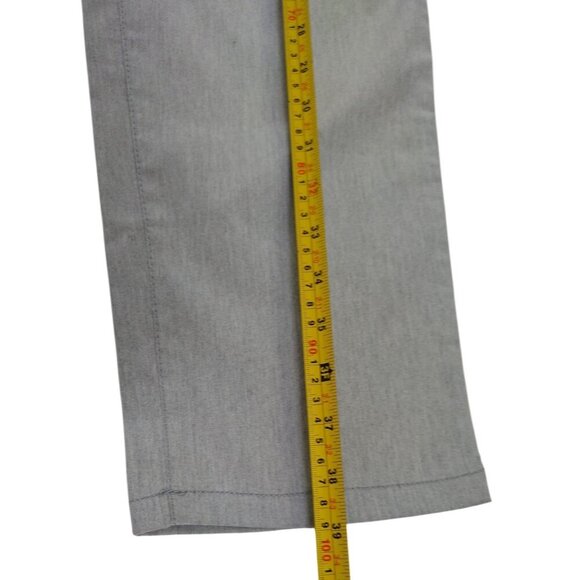 Haggar Men's Slim Fit Straight Leg Pants, 36 x 29, Rayon, Spandex Blend, Grey . - Picture 8 of 8